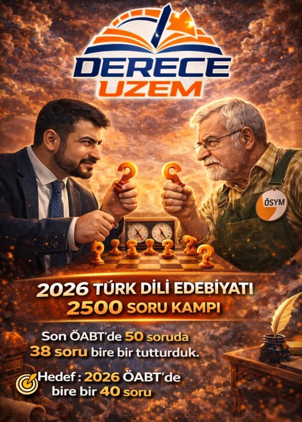 2026 TDE 2500  Soruya Dokun Kampı