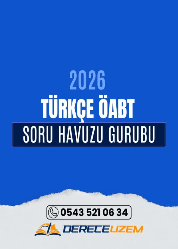 2026 Türkçe ÖABT 2500 Soru Havuzu Grubu