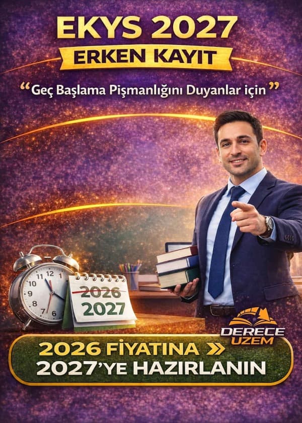 2027 EKYS Erken Kayıt  Programı