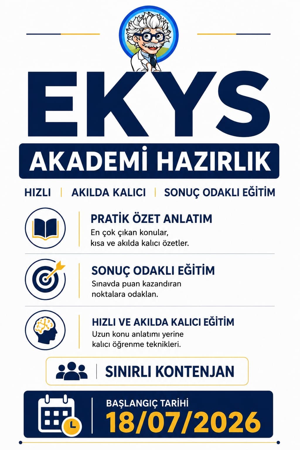 EKYS AKADEMİ HAZIRLIK EĞİTİMİ