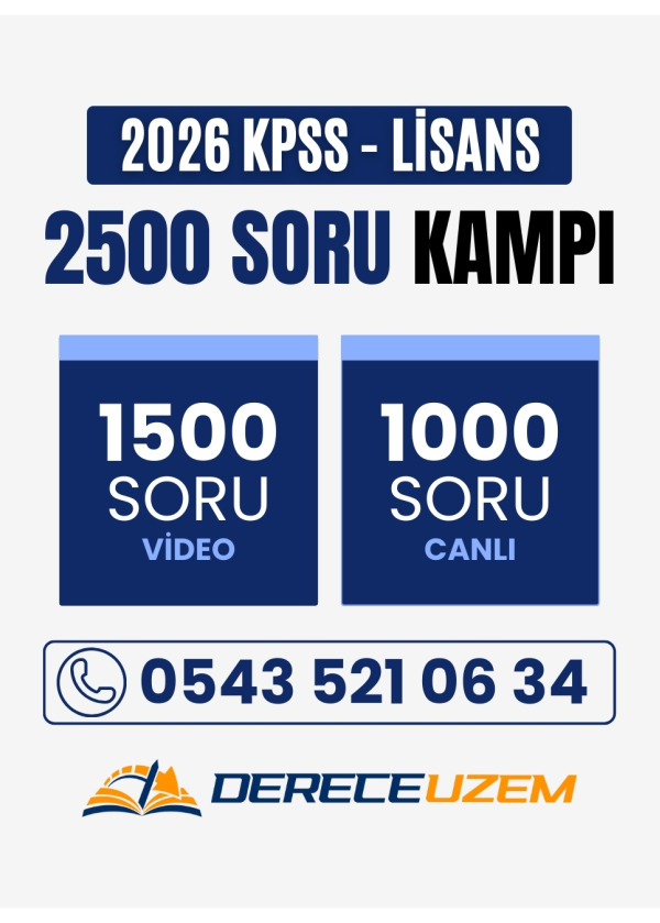 2026 Lisans KPSS SORU Canavarı 