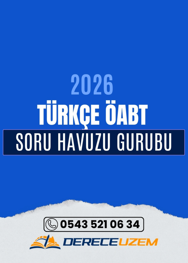 2026 Türkçe ÖABT Soru Havuzu Grubu